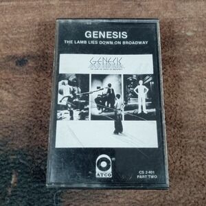 Genesis The Lamb Lies Down on Broadway Part Two Cassette Tape ATCO CS 2 401 1974